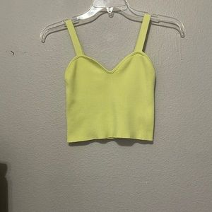 ZARA KNIT CROP TOP